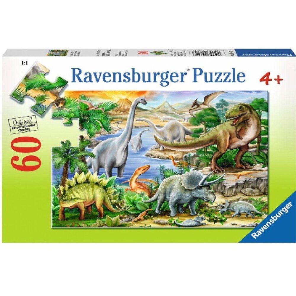 New sealed Ravensburger- 60 Piece Puzzle - Prehistoric Life Dinosaurs